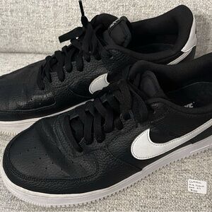 Nike Black and White Low-Top Sneakers